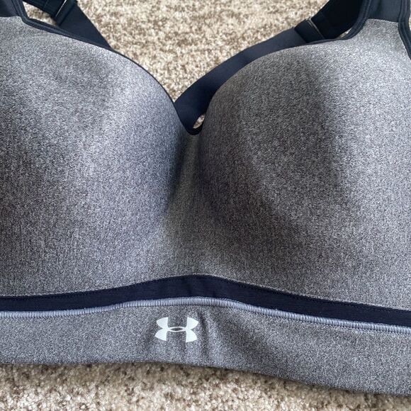 Under Armour Gray Sports Bra 38DD - Picture 3 of 8